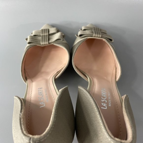 La Scarpa Mad in Italy Gray Nylon Pump, 40 - Picture 6 of 9